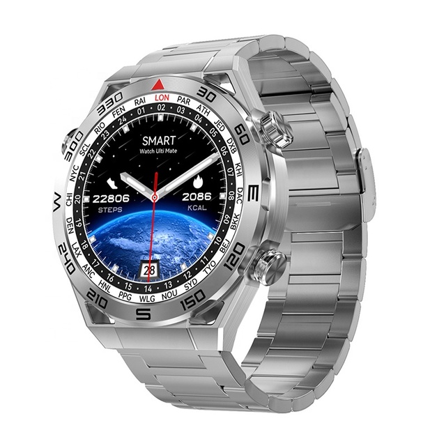 Fashion NFC BT Call Wireless Charging DTNO.1 Smart Watches Stainless Steel Ultra Mate Sport Smart Watch