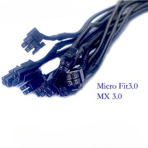 Shanwei Micro-Fit 3.0haness Molex 4 8 10 12 16 22 24ขั้วต่อ Mx3.0วงจร2*2 2*5 2*10 2*14พินสายเคเบิลหางเปีย - Product Image 2