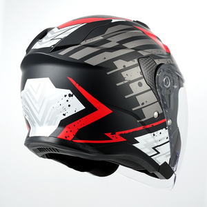 Casque de <span class=keywords><strong>moto</strong></span> ouvert homologué DOT, style féminin élégant, prêt à être expédié - Product Image 3