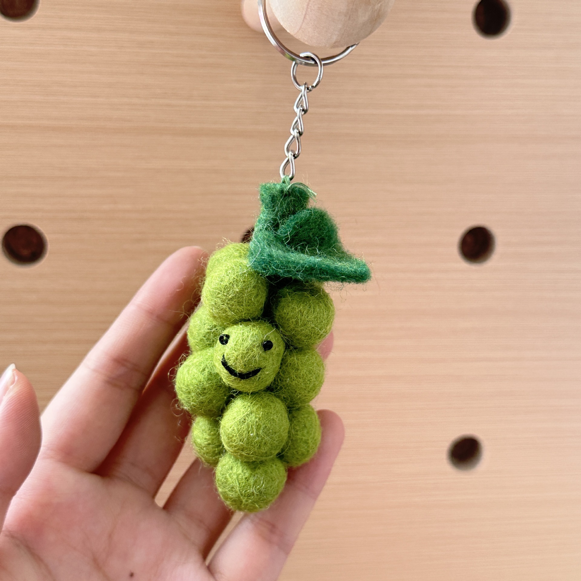Porte-clés en feutre de laine, fruits et légumes * 29