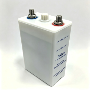 Batterie rechargeable alcaline nickel-cadmium (NiCD) à décharge moyenne 1,2 V 80 Ah GNZ80 KPM80 IEC60623 pour UPS - Product Image 2