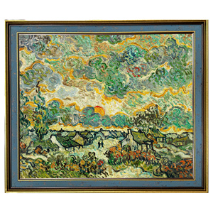 Tranh in kỹ thuật số tái hiện phong cảnh trường phái ấn tượng của Vincent Van Gogh, tranh vườn ký ức Etten, nghệ thuật thân thiện với môi trường để trang trí nhà cửa - Product Image 6