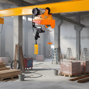 Alat Angkat Listrik Mini 1 Ton 220V Anti Ledakan dengan Remote Control, Kecepatan Angkat 6m/menit, Ketinggian Angkat 30m yang Dapat Disesuaikan, untuk Pengangkatan Kargo Gudang - Product Image 5