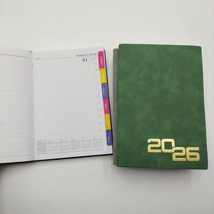Agenda Personalizada 2026 A5, Cuaderno de Negocios de Cuero, Planificador con Cubierta Suave de PU y Marcador de Cinta - Product Image 2