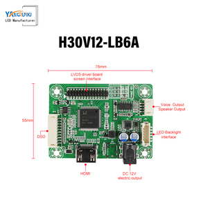 Mô-đun màn hình <span class=keywords><strong>LCD</strong></span> <span class=keywords><strong>TFT</strong></span> 9 inch, độ sáng 800 nits, 45 chân MIPI AV090HDM-N13, kèm bo mạch điều khiển, độ phân giải 1280x720, góc nhìn toàn diện - Product Image 3