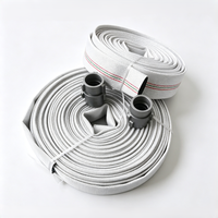 Tuyau d'incendie plat en PVC léger, résistant à la traction, applicable toute l'année, pour équipement de protection incendie
