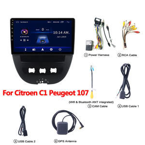 Wanqi Carplay 10 pouces QLED écran GPS Navigation pour <span class=keywords><strong>Citroen</strong></span> <span class=keywords><strong>C1</strong></span> 2005-2014 lecteur DVD de voiture stéréo WiFi <span class=keywords><strong>Android</strong></span> 15 Autoradio - Product Image 5