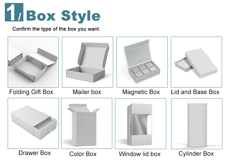 สัญลักษณ์ที่กําหนดเอง กล่องบรรจุผ้าใบ สีดําแม่เหล็ก 5