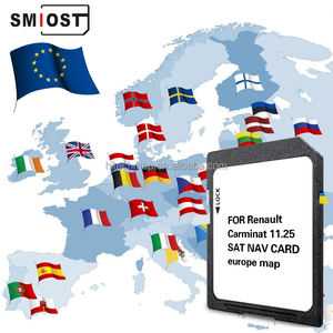 Pour SMIOST 16GB Micro GPS Navigation carte SD en plastique Sat Nav carte carte commémorative pour <span class=keywords><strong>Renault</strong></span> <span class=keywords><strong>Carminat</strong></span> 11.25 Megane Clio - Product Image 2