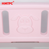 2025 nouveau Style drôle en plastique chat chien lit avec conception d'escalier motif Animal maison pour animaux de compagnie avec fermeture à bouton-pression