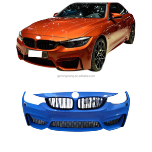 Kit Carrozzeria Paraurti Anteriore per <span class=keywords><strong>BMW</strong></span> M3 F80 e M4 F82 con Luci Fendinebbia, Include Cornice e Griglia per <span class=keywords><strong>Serie</strong></span> 3 e 4 - Product Image 1