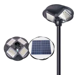 Novo Design 200w 280 Led 9500lm redondo jardim ao ar livre impermeável lâmpada Solar