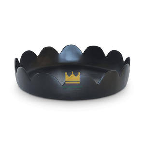 Bandeja de Servir Decorativa Portátil Hecha a Mano con Borde Festoneado, Ecológica y de Tendencia, Proveniente de Vietnam - Product Image 3