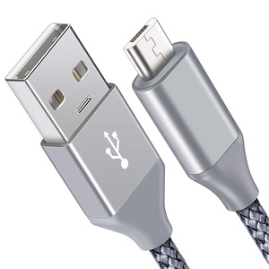 Câble USB de charge rapide de données en nylon tressé durable de 1M pour ordinateur <span class=keywords><strong>Kindle</strong></span> Samsung Galaxy S7 - Product Image 2