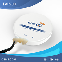 Bloque de Zirconia Blanca ST Premium con Certificación CE, 1200MPa de Alta Resistencia a la Flexión, para Restauración de Coronas e Implantes