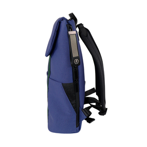 Blue Oxford <b>Laptop</b> <b>Backpack</b> Minimalist Softback Below 24L Water Resistant Unisex Shoulder Straps Solid Color Anti-Theft RFID USB - Product Image 3