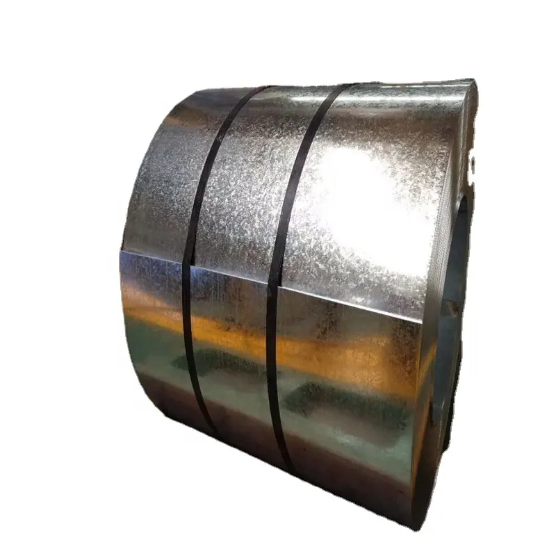 bobina galvanizada por imersão a quente z20 ~ z275 22 24ga bobina de aço galvanizado tira de aço galvanizado pode ser personalizada tira estreita galvanizada