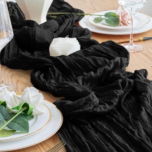 Đen Vải Bảng Runner 72in Mùa Xuân Phục Sinh Trang Trí Nội Thất Mộc Mạc Hoa Oải Hương Pho Mát Vải Bảng Runner Cho Phòng Trăng Tắm - Product Image 1