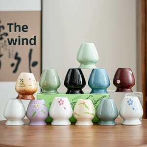 ชุดอุปกรณ์ตีชาแบบญี่ปุ่น ลายดอกซากุระ พร้อมแปรงตีชาเซรามิก สำหรับพิธีชงชาแบบญี่ปุ่น - Product Image 1