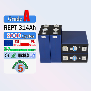 เซลล์แบตเตอรี่ LiFePO4 3.2V 314Ah ทรงปริซึม เกรด A+ 8000 รอบการชาร์จ  แบบชาร์จซ้ำได้ มีสินค้าใน EU พร้อมส่ง DDP สำหรับเก็บพลังงานแสงอาทิตย์ที่บ้าน DIY - Product Image 1