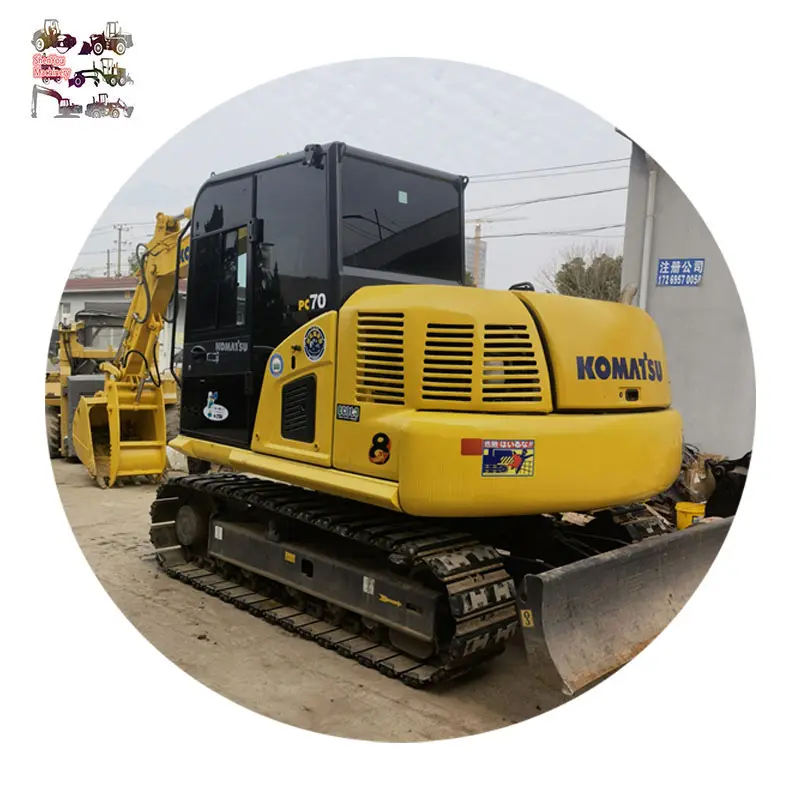 Diskon alat penggali kecil hidrolik, komatsu PC70 PC 70-8 tangan kedua Jepang