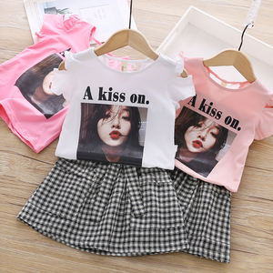 Fabricante de Ropa OEM, Conjunto de Vestido para Bebés Niñas con Diseño de Personajes de Dibujos Animados al Estilo Coreano, de Ali Compras en Línea - Product Image 2