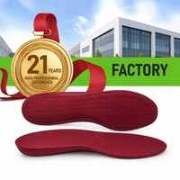 Semelle intérieure de sport respirante en mousse à mémoire de forme avec support de voûte plantaire et base antidérapante en PU pour chaussures de course et de marche