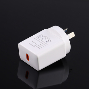 Nhà máy trực tiếp 20W USB C sạc nhanh Adapter tường thông minh USB tường sạc <span class=keywords><strong>iPhone</strong></span> <span class=keywords><strong>AU</strong></span>/EU/chúng tôi ổ cắm 0.5A hiện tại-Bán buôn - Product Image 1