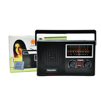 Panneau solaire portable de charge DC Makula Simbable ST-6530S, charge solaire portable, radio FM MW SW à 3 bandes avec poignée portable