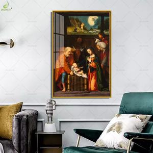 Peinture sur toile classique, art mural religieux, images, affiches vintage, peinture à l'huile, peinture faite à la main pour le salon, décoration de la maison - Product Image 4