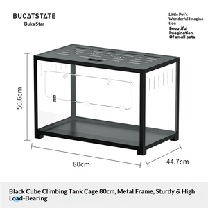 Classic Extra Large Villa Metal Transparent Anti Bite Customizable OEM Breeding Box Hamster Cage - Product Image 6