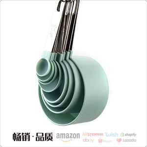 Stainless Steel <b>Measuring</b> <b>Cups</b> And Spoons Set 8 Pieces With Graduations <b>For</b> <b>Baking</b> Coffee Milk Powder - Product Image 5