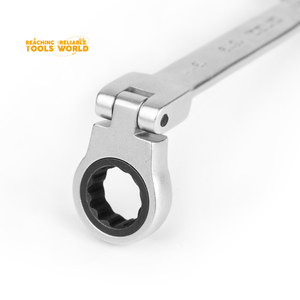 DingQi Hand <strong>Tools</strong> High Quality <strong>Spanner</strong> <strong>Tool</strong> Set 7 Pcs Flexible Ratchet Wrench Set - Product Image 4