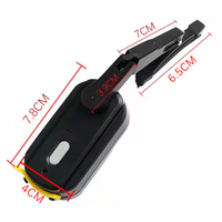 Moteur d'essuie-glace électrique universel pour casque de moto 800 mAh, compatible avec la plupart des casques
