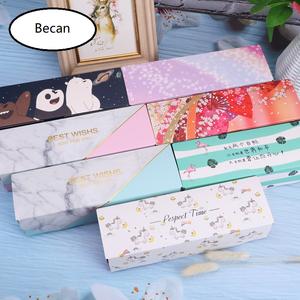 Boîte personnalisée de style esthétique <span class=keywords><strong>licorne</strong></span> pour pâtisseries, en matériaux recyclés, avec pelliculage mat et gaufrage pour emballage alimentaire et bonbons - Product Image 2