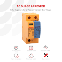 Onesto 1P + N 275V Parafoudre AC avec disjoncteur IEC61643 IP20 AC SPD pour protection contre la foudre et mise à la terre