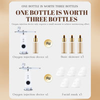 Vaporizador Facial Portátil Nano Mist, Inyector de Oxígeno Inalámbrico USB, Hidratante Profundo para el Cuidado de la Piel, Control de Grasa, Dispositivo Hidratante para el Hogar