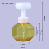 Botol Busa Plastik Pompa Dispenser Sabun Tangan Cair Bentuk Bunga 300Ml