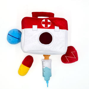 Oyun ve egzersiz için oyuncak çiğnemek için gizli evcil hayvan seti yapma Interactive k ile interaktif yemek arabası peluş oyuncak - Product Image 5