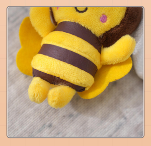 <span class=keywords><strong>ตุ๊กตา</strong></span>การ์ตูนรูปสัตว์ผึ้งยัดนุ่นน่ารักขนาดเล็กพร้อมโซ่ห้อย<span class=keywords><strong>ตุ๊กตา</strong></span>สัตว์ขนาดเล็กสำหรับเด็ก - Product Image 5