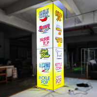 Arche de stand d'exposition pour salon professionnel, support publicitaire, entrée de stand, éclairage LED, toile tendue en aluminium semi-circulaire