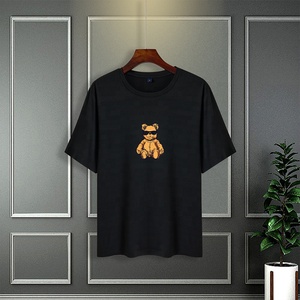 เสื้อยืดคอกลมผู้ชายสไตล์วินเทจเสื้อ100% ผ้าโพลีเอสเตอร์พิมพ์ลายดิจิตอลเสื้อ180ทรงหลวม - Product Image 5