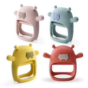 BPA Free Baby Chew Teething Toys handle Wrist Baby Teether Soothing Pacifier for 3 month+ baby Infants
