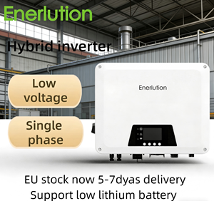 Offre Spéciale Enerlution STOCK UE Onduleur Solaire Hybride MPPT à Onde Sinusoïdale Pure 6kW 12V 24V 48V avec Fonction UPS - Product Image 1
