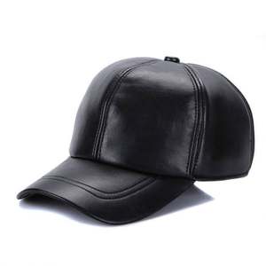 Gorra Deportiva de Béisbol de Piel de Oveja y Gamuza Auténtica, Unisex, Estilo Casual con Visera Curva, Ajustable, para Otoño e Invierno - Product Image 3