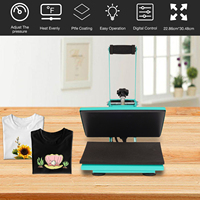 Presse à chaud manuelle pour sublimation, machine d'impression de t-shirts, imprimante à plat avec alimentation 220V/110V