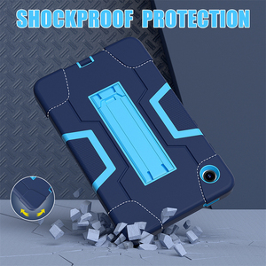 Đối Với Samsung <span class=keywords><strong>Galaxy</strong></span> Tab A9 8.7 Inch X110 X115 Máy Tính Bảng Bảo Vệ Trường Hợp Với Chân Đế Chống-Mùa Thu Silicone Cao Su PC Chống Sốc - Product Image 3