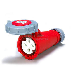 63A Enchufe Industrial 440V 2P + E 6h 220V Azul IP44 Tapa Enchufe Industrial - Product Image 2
