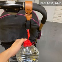 유모차 가죽 후크 유모차 걸이 가방 정리대 여행용 액세서리
