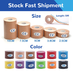 Cinta de Kinesiología de 16 Colores, 5cm x 5m, Rollo de Kintape Deportivo, <span class=keywords><strong>Vendaje</strong></span> Elástico Adhesivo de Algodón, Soporte para Lesiones y Distensiones Musculares - Product Image 3